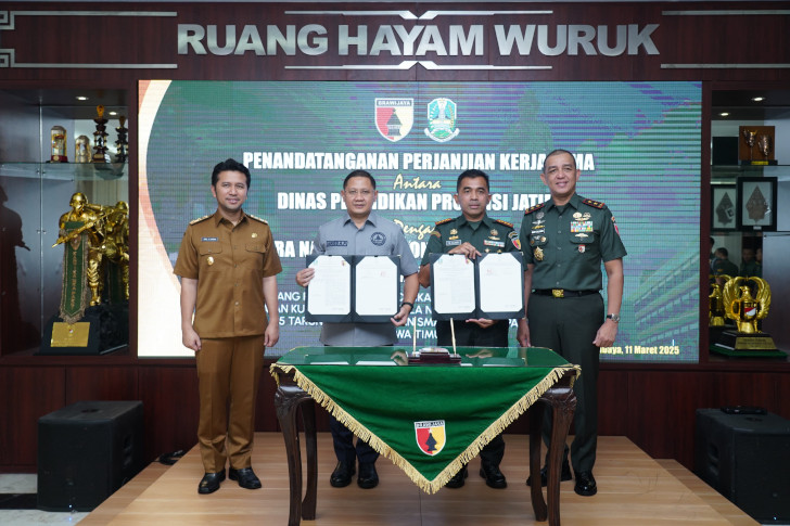 Kodam V/Brawijaya dan Dindik Jatim Perkuat Sinergi Pendidikan Karakter