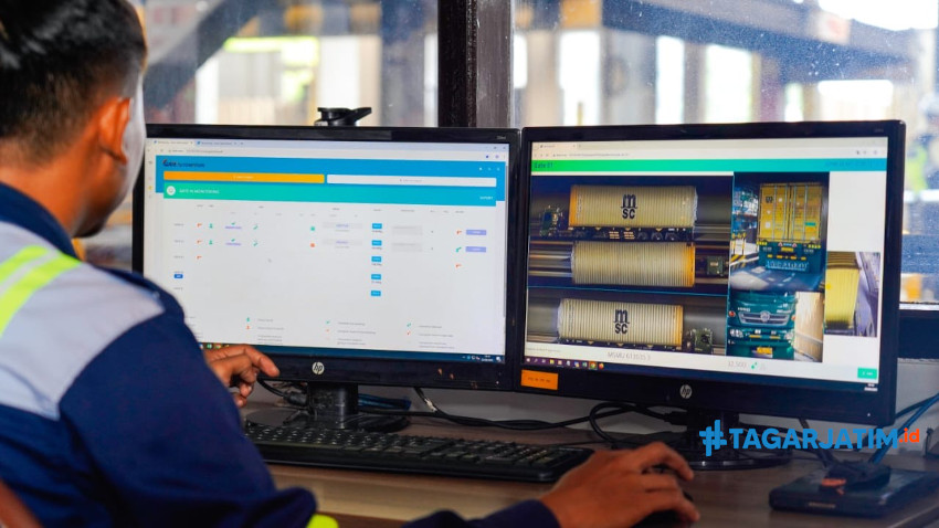 Canggih, Terminal Petikemas Surabaya Gunakan AI untuk Deteksi Kerusakan Kontainer