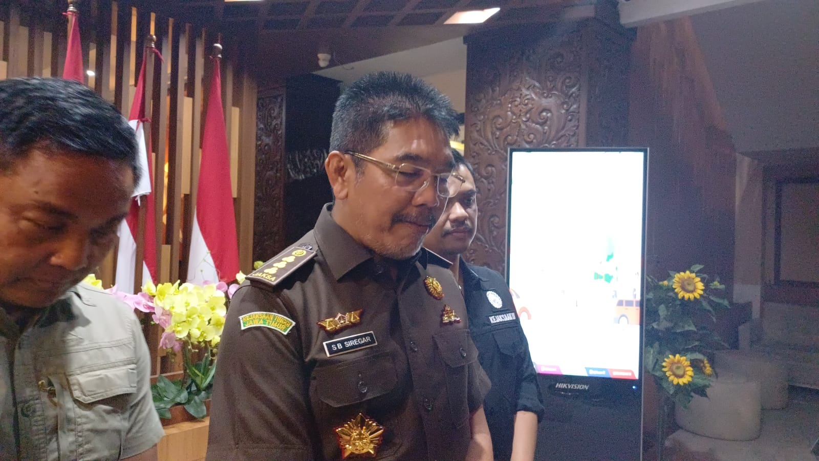 Aspidsus Kejati Jatim menjelaskan bahwa pihaknya sudah memeriksa sedikitnya 30 saksi dalam kasus dugaan korupsi di tubuh Dinas Pendidikan Jatim. (Foto : Eleanor)